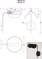 Бра MyFar Valentina MR1950-1W 1