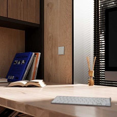 Выключатель встраиваемый Voltum S70 для жалюзи 10А кашемир VLS020703 1