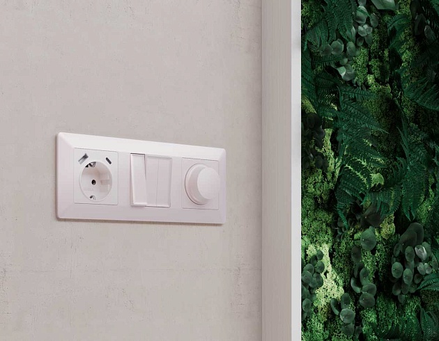 Лицевая панель розетки AMBRELLA VOLT AP2100 Фото № 2