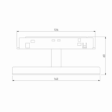 Трековый светодиодный светильник Elektrostandard Slim Magnetic Cally 85172/01 a065984 1