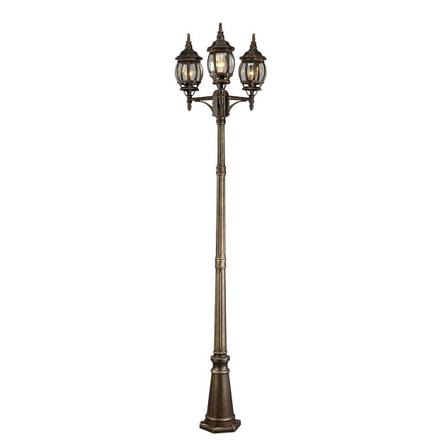 Садово-парковый светильник Arte Lamp Atlanta A1047PA-3BN Фото № 1