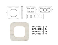 Рамка AMBRELLA VOLT OF940602 2