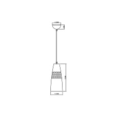 Подвесной светильник Vele Luce Lucky VL5394P21 3