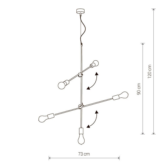 Подвесная люстра Nowodvorski Sticks 9076 Фото № 2