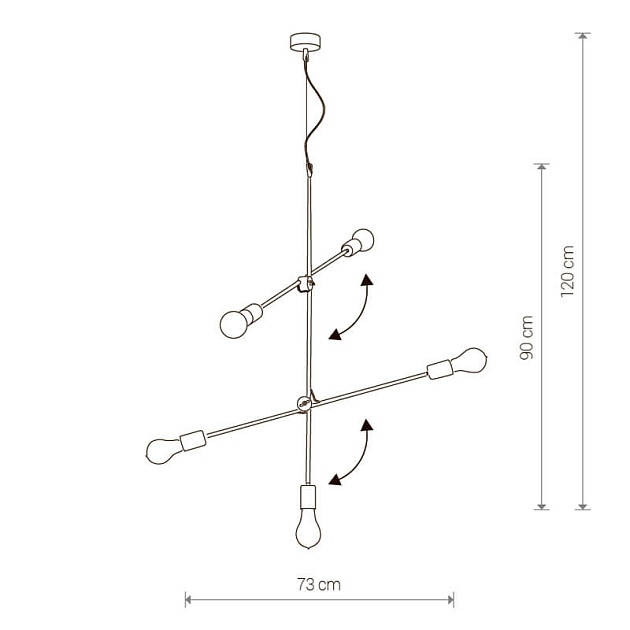 Подвесная люстра Nowodvorski Sticks 9076 фото 2