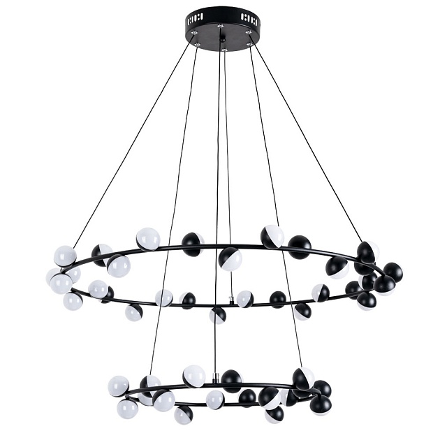 Подвесная светодиодная люстра Arte Lamp Dexter A3619SP-48BK Фото № 1