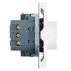 Терморегулятор механический (механизм) Stekker 230В 3500Вт Эмили RSW00-5120-01 белый фарфор soft touch 50711 5