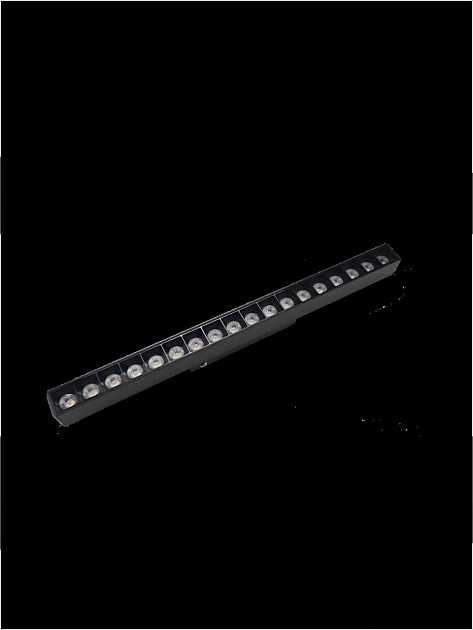 Трековый линейный светильник направленного света Hesby Lighting ElDeko 325мм-4000К, 18Вт, черный HSBL_0149 Фото № 1