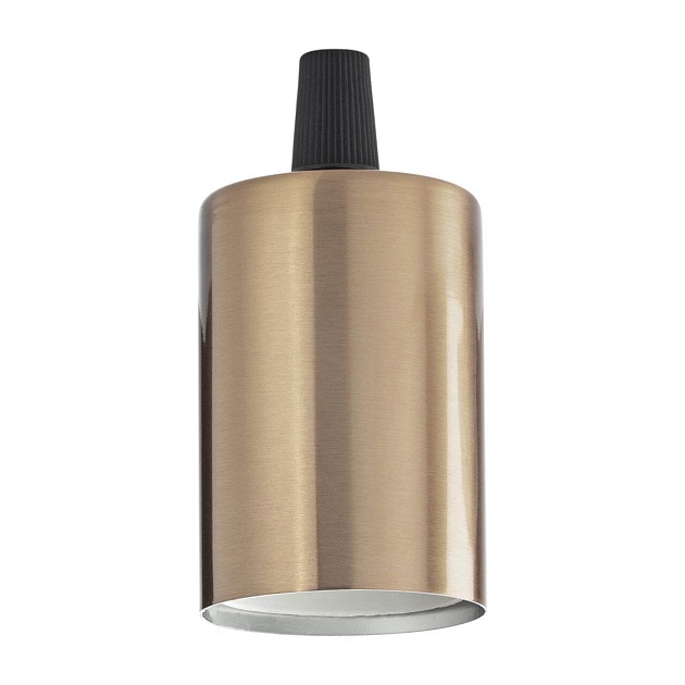 Патрон Ideal Lux Portalampada E27 Liscio Ottone Brunito 249247 Фото № 1