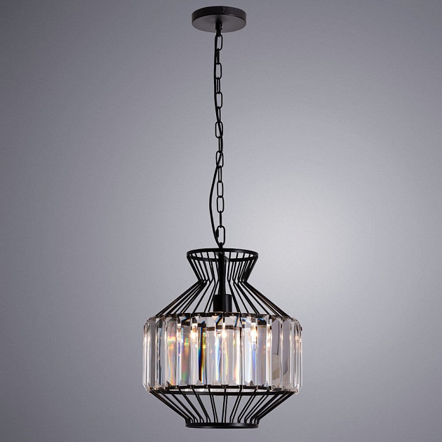 Подвесной светильник Arte Lamp Cassel A1789SP-1BK Фото № 3