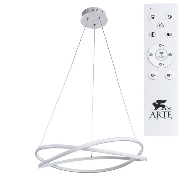 Подвесной светодиодный светильник Arte Lamp Presto A2522SP-2WH фото 