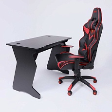 Игровое кресло AksHome Viper красный + черный, экокожа 45706 3
