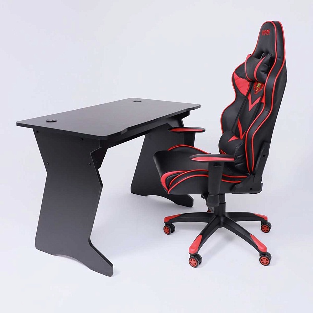 Игровое кресло AksHome Viper красный + черный, экокожа 45706 Фото № 4