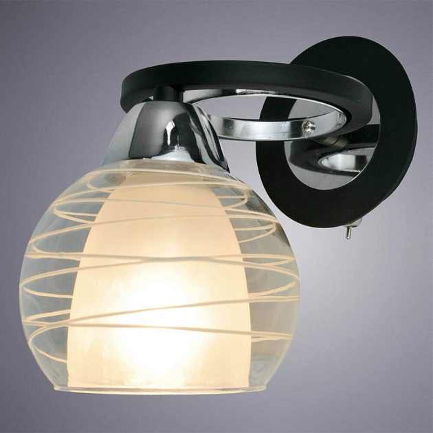 Бра Arte Lamp Ginevra A1604AP-1BK Фото № 2