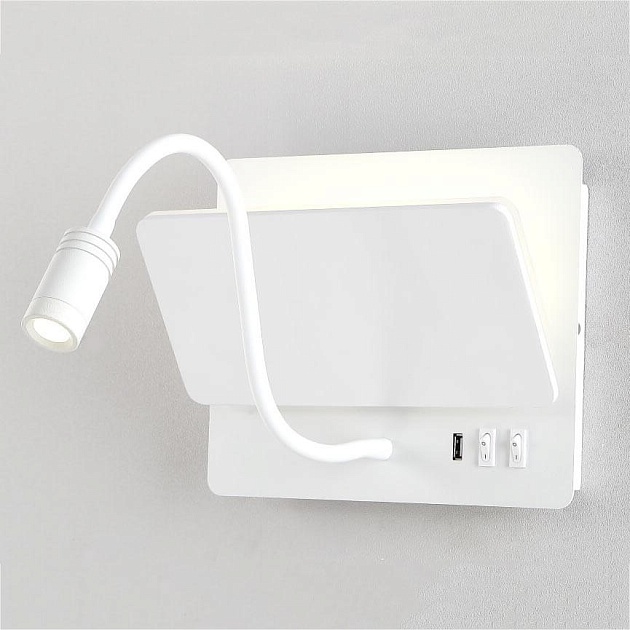 Бра Crystal Lux CLT 226W250USB WH Фото № 1