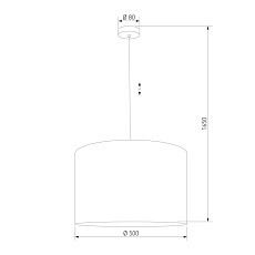 Подвесной светильник TK Lighting 11213 Vellum Sabia a072560 4