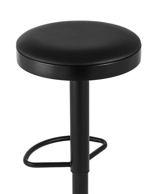 Барный стул Stool Group Бри черный черная ножка BRUNY BLACK изображение 3 Барный стул Stool Group Бри черный черная ножка BRUNY BLACK Фото № 3