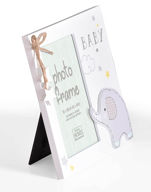 Фоторамка Innova PI09979 Ф/рамка 10*15 Baby Glitter Elephant, белая, МДФ (6/24/3072) Б0037312 фото 2