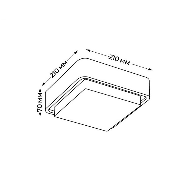 Уличный потолочный светильник Italline IT6029 изображение 2 Уличный потолочный светильник Italline IT6029 Фото № 2