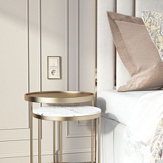 Выключатель двухклавишный перекрестный Werkel айвори акрил W1123043 4690389197062 2