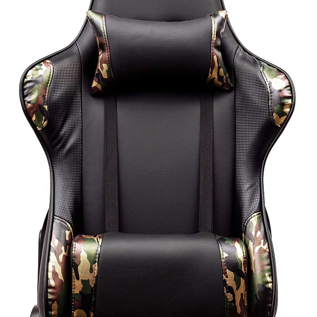 Игровое кресло AksHome Military черный, экокожа 80008 фото 7