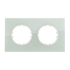 Рамка LK Studio 2-постовая квадрат из натурального светлого стекла Vintage 884211-1