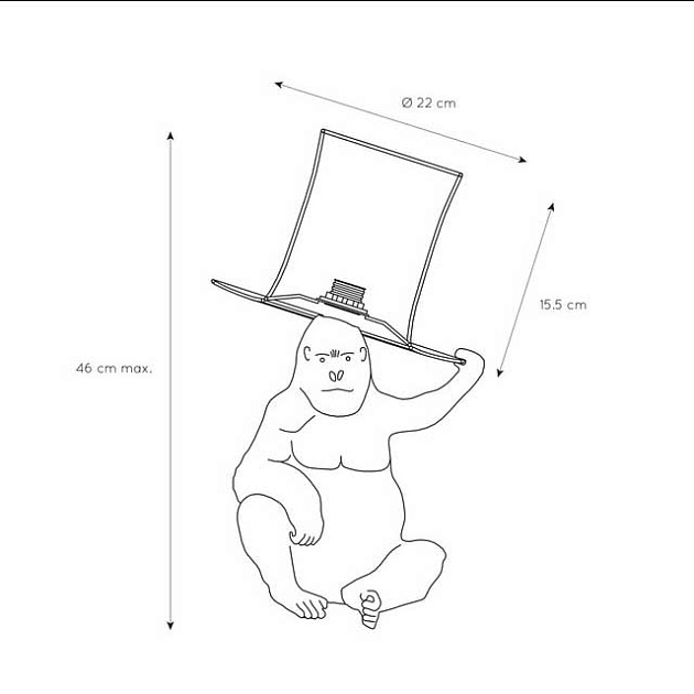 Настольная лампа Lucide Extravaganza Gust 10503/81/30 Фото № 2