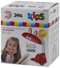 Настольная лампа ЭРА NLED-431-5W-R Б0019776 2