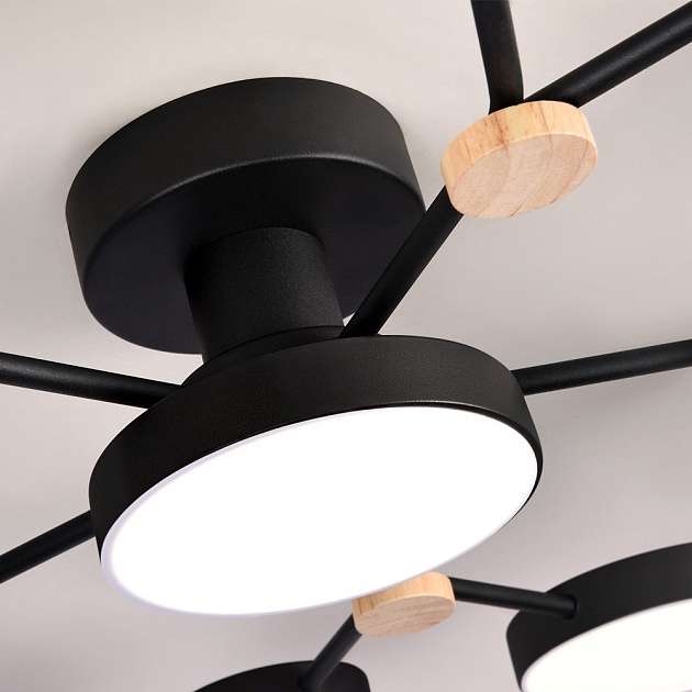 Потолочный светильник LED4U L3201-700 BK изображение 6 Потолочный светильник LED4U L3201-700 BK Фото № 6