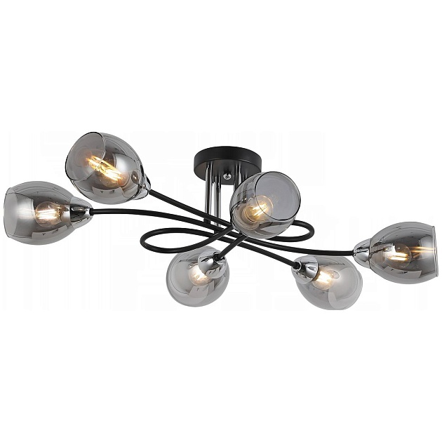 Потолочная люстра Illumico IL8263-6COU-79 BK CR Фото № 1