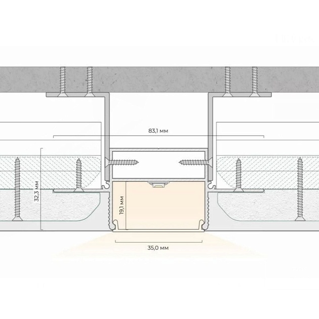 Световая линия FerGipps СЛ ТР 35 УТ000001652 изображение 4 Световая линия FerGipps СЛ ТР 35 УТ000001652 Фото № 4