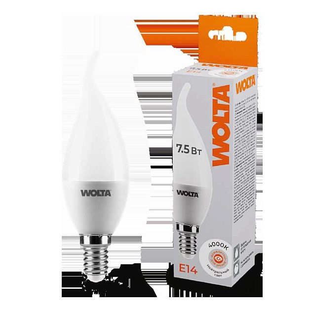 Светодиодная лампа WOLTA 25SCD7.5E14 Фото № 1