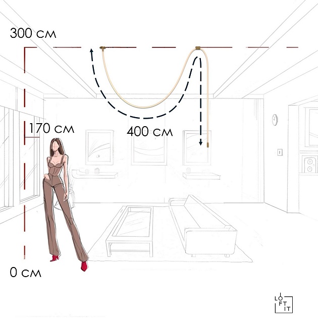 Потолочный светильник LOFT IT Thread 10388A Brass Фото № 5
