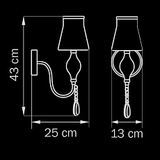 Бра Lightstar Escica 806610 1