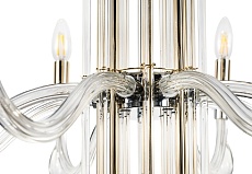 Подвесная люстра Crystal Lux AURELIO SP8 GOLD+CHROME/TRANSPARENT 3
