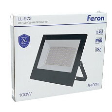 Светодиодный прожектор Feron LL-922 IP65 100W 6400K 2