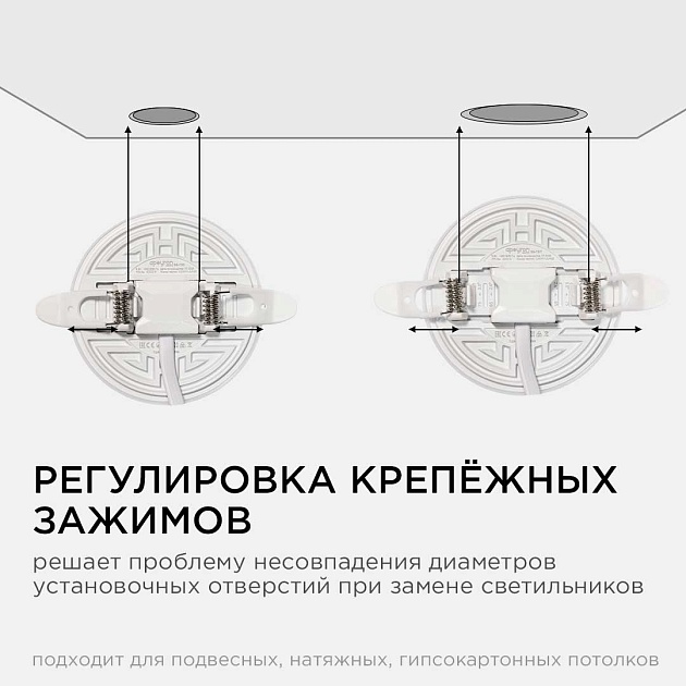 Светодиодная панель безрамочная Apeyron 06-101 изображение 3 Светодиодная панель безрамочная Apeyron 06-101 Фото № 3