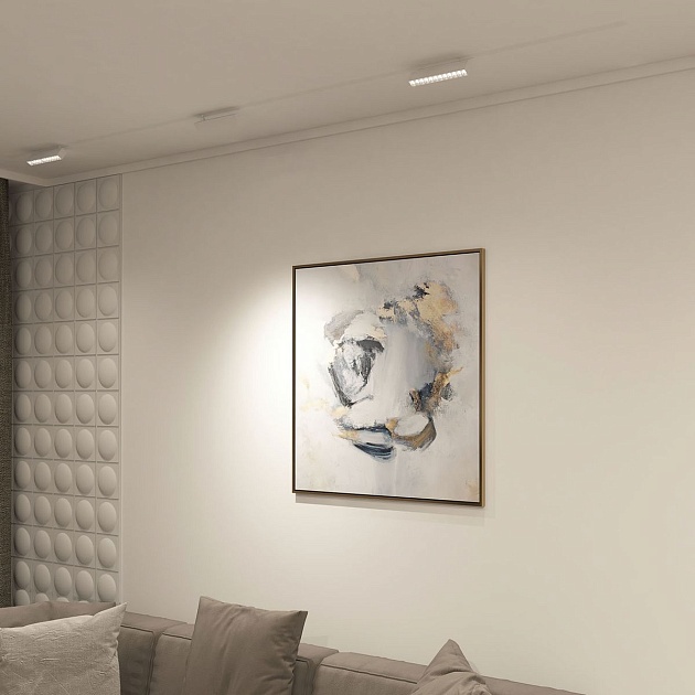 Трековый светодиодный светильник Denkirs Smart Grill DK8006-WH изображение 5 Трековый светодиодный светильник Denkirs Smart Grill DK8006-WH Фото № 5