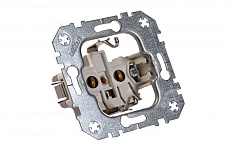 Розетка 2P+E Liregus Epsilon с крышкой шампань 28-3112 1