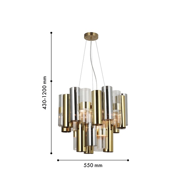 Подвесная люстра Favourite Rulla 4477-8P изображение 2 Подвесная люстра Favourite Rulla 4477-8P Фото № 2