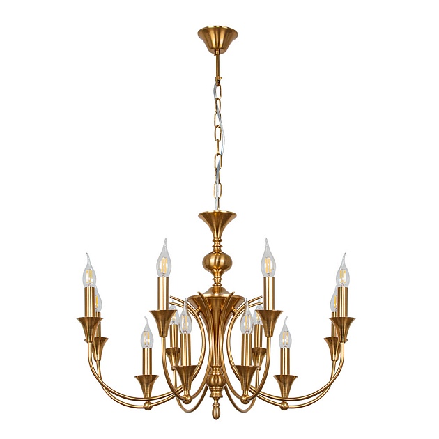 Подвесная люстра Arte Lamp COLLINETTA A4094LM-12PB Фото № 1