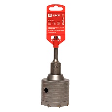 Коронка буровая по бетону с оснасткой TCT-68 М22 SDS-plus EKF Master tct-68-m22