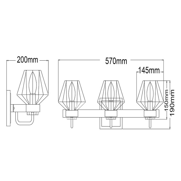 Бра MW-Light Джестер 104022203 изображение 6 Бра MW-Light Джестер 104022203 Фото № 6