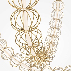 Подвесной светодиодный светильник Maytoni Golden Cage MOD216PL-L42G3K 3