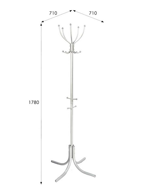 Напольная вешалка Мебелик М 10 002548 Фото № 3