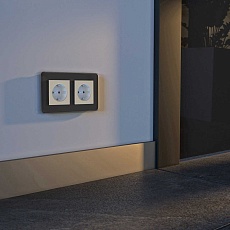 Розетка с заземлением Werkel с подсветкой айвори матовый W1171462 4690389191985 2