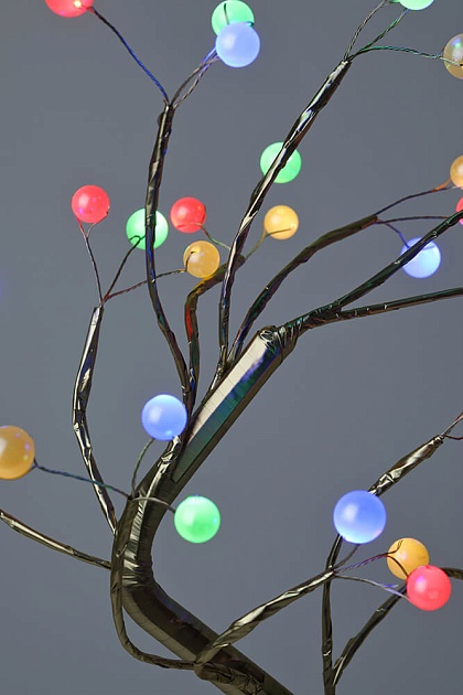 Светодиодная новогодняя фигура ЭРА ЕGNID - 36M дерево с разноцветными жемчужинами 36 LED Б0051948 фото 18
