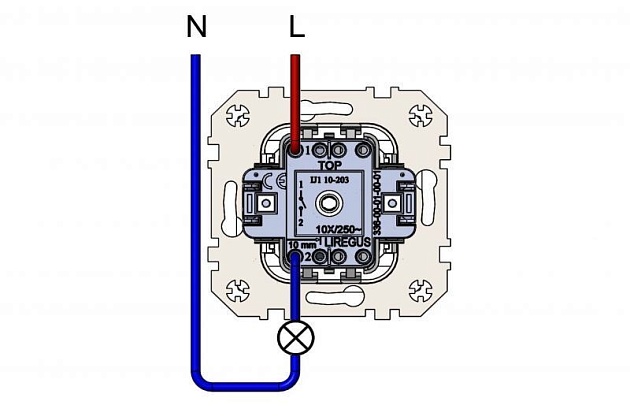 Кнопка звонка Liregus Epsilon бежевый 28-061 Фото № 2