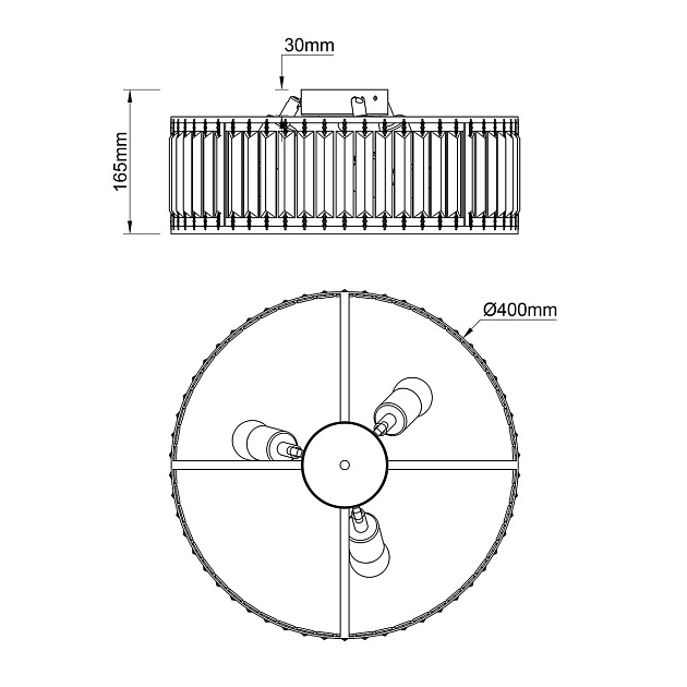 Потолочный светильник Escada Unona 2116/3 Фото № 2