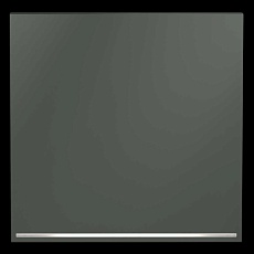 Клавиша для выключателя/переключателя одноклавишного с подсветкой S70 (титан) Voltum VLS000206 1